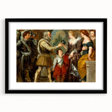 Historical Romanticism Canvas: Henri IV and Marie de’ Medici by Delacroix