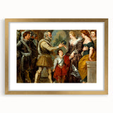 Historical Romanticism Canvas: Henri IV and Marie de’ Medici by Delacroix