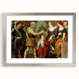 Historical Romanticism Canvas: Henri IV and Marie de’ Medici by Delacroix