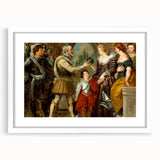 Historical Romanticism Canvas: Henri IV and Marie de’ Medici by Delacroix