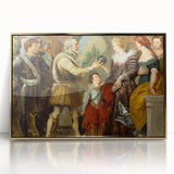 Historical Romanticism Canvas: Henri IV and Marie de’ Medici by Delacroix