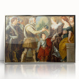 Historical Romanticism Canvas: Henri IV and Marie de’ Medici by Delacroix