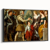 Historical Romanticism Canvas: Henri IV and Marie de’ Medici by Delacroix