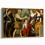 Historical Romanticism Canvas: Henri IV and Marie de’ Medici by Delacroix