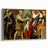 Historical Romanticism Canvas: Henri IV and Marie de’ Medici by Delacroix
