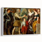 Historical Romanticism Canvas: Henri IV and Marie de’ Medici by Delacroix