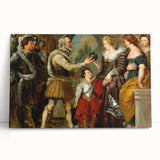 Historical Romanticism Canvas: Henri IV and Marie de’ Medici by Delacroix