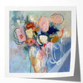 Framed Dining Room Prints - Abstract Floral Bouquet Painting