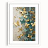 Butterfly Living Room Wall Art - Modern Canvas & Framed Print
