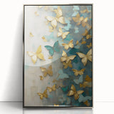 Butterfly Living Room Wall Art - Modern Canvas & Framed Print