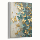 Butterfly Living Room Wall Art - Modern Canvas & Framed Print