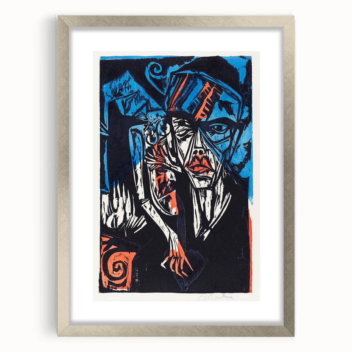 Abstract Expressionism Wall Art: The Agonies of Love