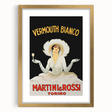 Extra large abstract art print in textured style, featuring swirling shades of gold and cream, framed with a gold mat.