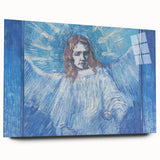 Impressionist Angel Wall Art - Van Gogh Inspired Celestial Print