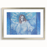 Impressionist Angel Wall Art - Van Gogh Inspired Celestial Print
