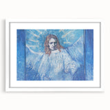 Impressionist Angel Wall Art - Van Gogh Inspired Celestial Print