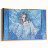 Impressionist Angel Wall Art - Van Gogh Inspired Celestial Print