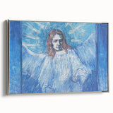 Impressionist Angel Wall Art - Van Gogh Inspired Celestial Print