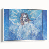 Impressionist Angel Wall Art - Van Gogh Inspired Celestial Print