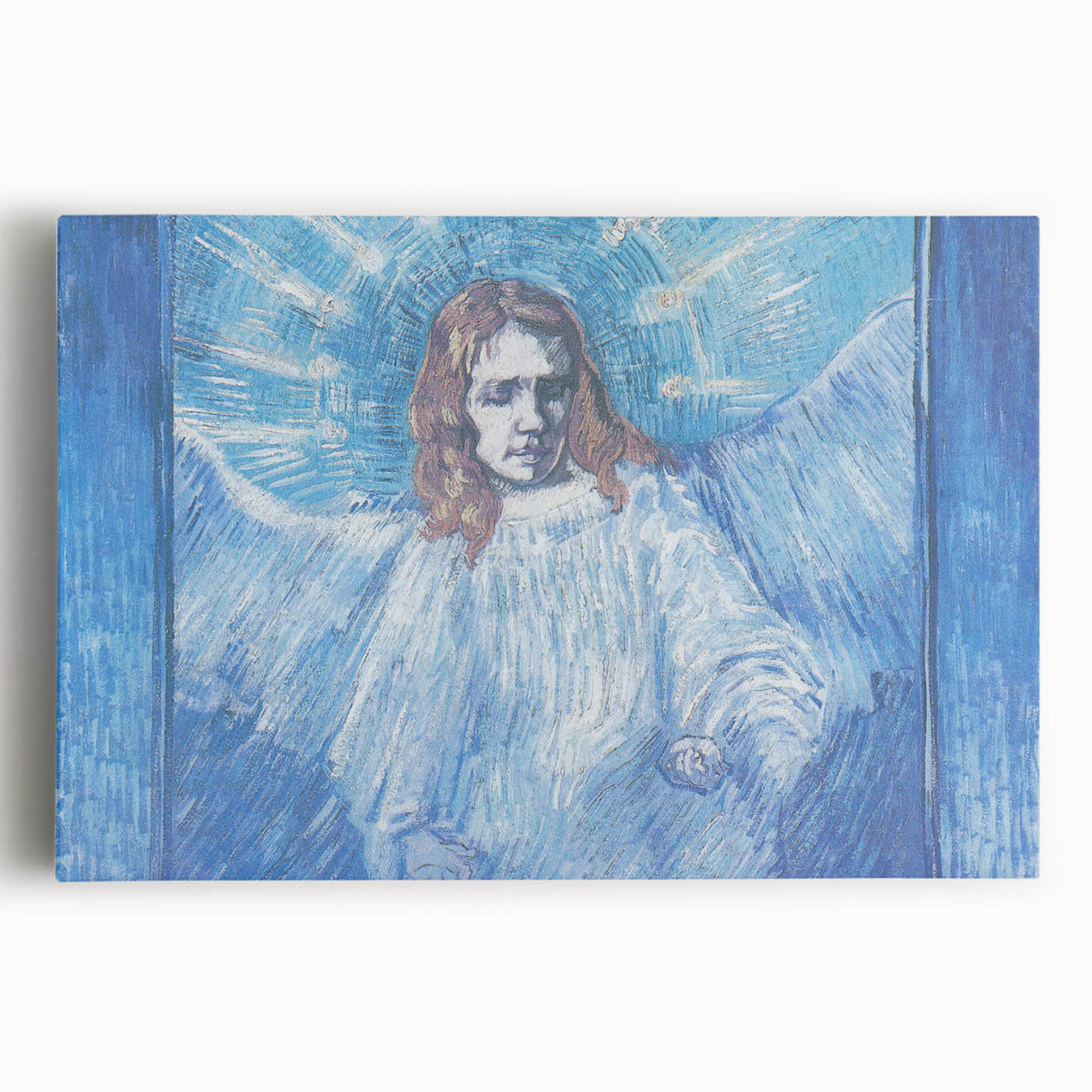 Impressionist Angel Wall Art - Van Gogh Inspired Celestial Print