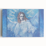Impressionist Angel Wall Art - Van Gogh Inspired Celestial Print