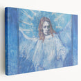 Impressionist Angel Wall Art - Van Gogh Inspired Celestial Print