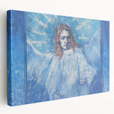 Impressionist Angel Wall Art - Van Gogh Inspired Celestial Print