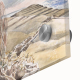 Pastoral Coastal Landscape - Soft Modern Wall Art in Earthy Tones