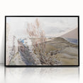 Pastoral Coastal Landscape - Soft Modern Wall Art in Earthy Tones