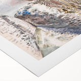 Pastoral Coastal Landscape - Soft Modern Wall Art in Earthy Tones