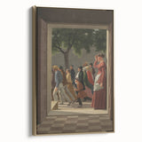 Classical Realism Art Print - Doorway View by C.W. Eckersberg