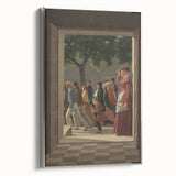 Classical Realism Art Print - Doorway View by C.W. Eckersberg