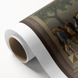 Classical Realism Art Print - Doorway View by C.W. Eckersberg