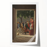 Classical Realism Art Print - Doorway View by C.W. Eckersberg