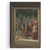 Classical Realism Art Print - Doorway View by C.W. Eckersberg
