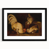 Classic Romantic Paintings: Farmyard Fowls by John James Audubon