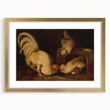 Classic Romantic Paintings: Farmyard Fowls by John James Audubon