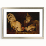 Classic Romantic Paintings: Farmyard Fowls by John James Audubon