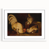Classic Romantic Paintings: Farmyard Fowls by John James Audubon