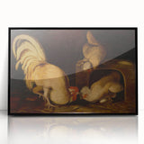 Classic Romantic Paintings: Farmyard Fowls by John James Audubon