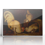 Classic Romantic Paintings: Farmyard Fowls by John James Audubon