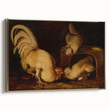 Classic Romantic Paintings: Farmyard Fowls by John James Audubon