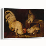 Classic Romantic Paintings: Farmyard Fowls by John James Audubon