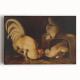 Classic Romantic Paintings: Farmyard Fowls by John James Audubon