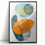 Canvas Art for Dining Area - Abstract Geometric Shapes