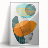 Canvas Art for Dining Area - Abstract Geometric Shapes