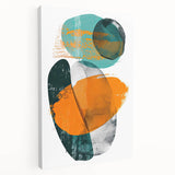 Canvas Art for Dining Area - Abstract Geometric Shapes