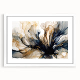 Abstract Fluid Living Room Wall Art - Modern Canvas & Framed Print