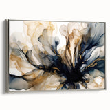 Abstract Fluid Living Room Wall Art - Modern Canvas & Framed Print