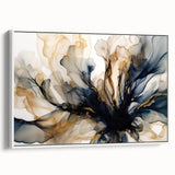 Abstract Fluid Living Room Wall Art - Modern Canvas & Framed Print